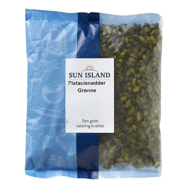 Pistaciekerner Grøn Ir Sun Island 500g