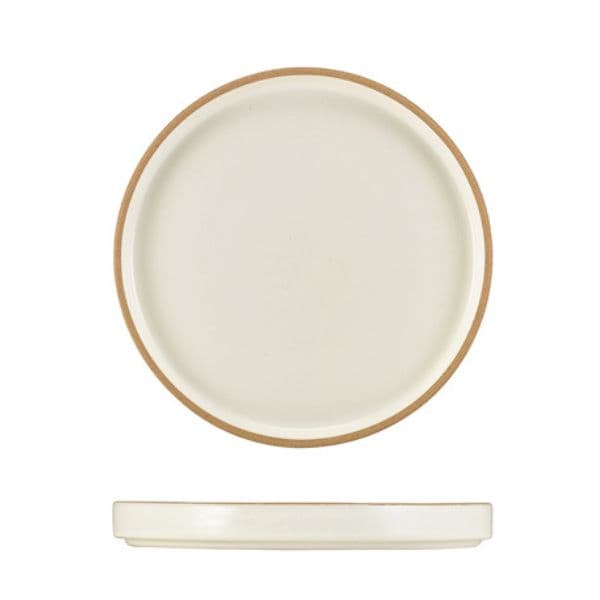 Kava Hvid Stentøj Præsentationstallerken 20 Cm Genware