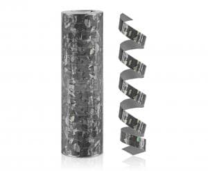 Holografisk Serpentiner Sort 4 m / 1 Stk